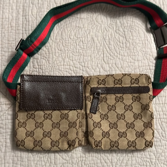 Gucci GG canvas double pocket belt bag - Picture 5 of 15